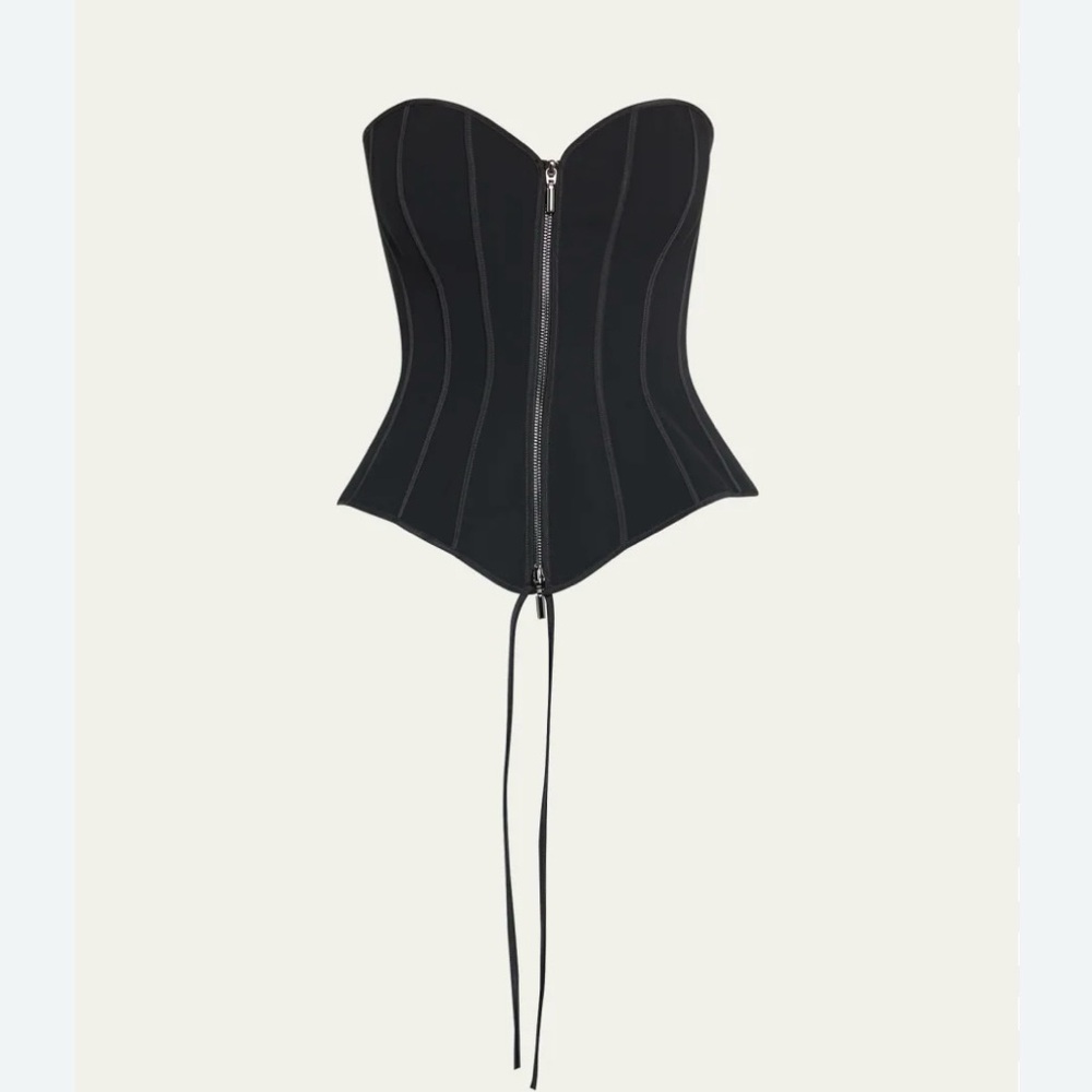 ISO Toni Maticevski Fable Bustier in black, size AUS 4